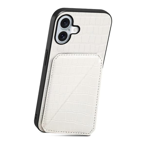 Kunstlædercover til iPhone 16 Plus