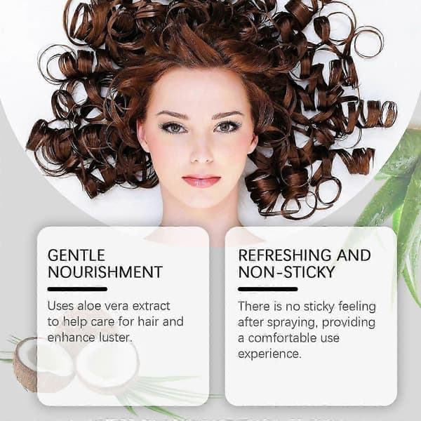 Volumizing Curls Mousse for Full, Moisturized, Elastic Curls No Residue, Daily Use