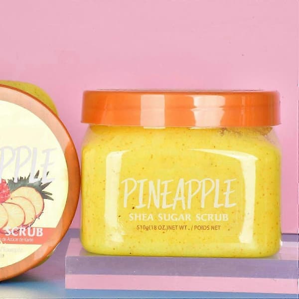 Shea Sugar Scrub Naturlig Saltskrubb Hudvård Kroppsskrubb Närande Badskrubb Unisex Kroppsskrubb 1 st