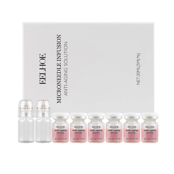 Microinfusion System Needling Kit for Face, Deep Hydration, Anti-Aging and Smoothing Wrinkle Serum Applicator (1 pc)
