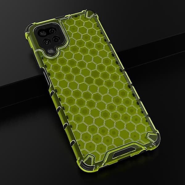 For Samsung Galaxy A12 5g Honeycomb Phone Case (White)