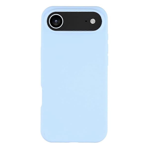 Til iPhone 17 Air-deksel Solid silikon støtsikkert telefonbakdeksel - Babyblå