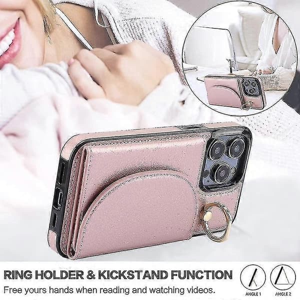 2025 Ring Card Bag -puhelinkotelo iPhone 13 Pro Maxille
