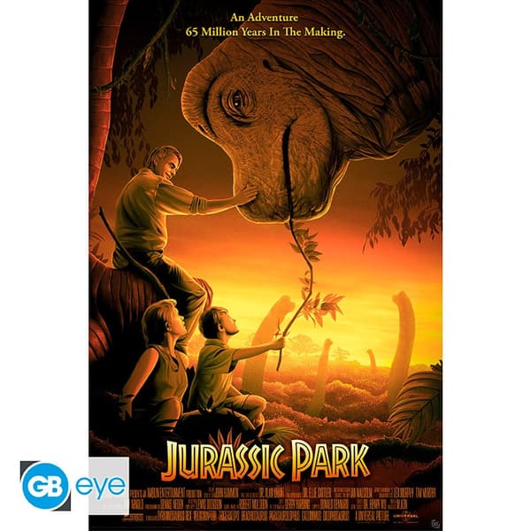 Poster - Jurassic Park – Vintage Multicolor