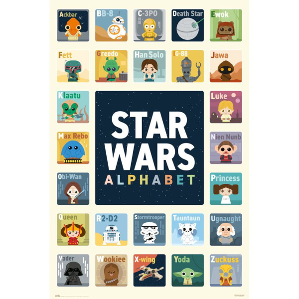 STAR WARS - ALPHABET Multicolor