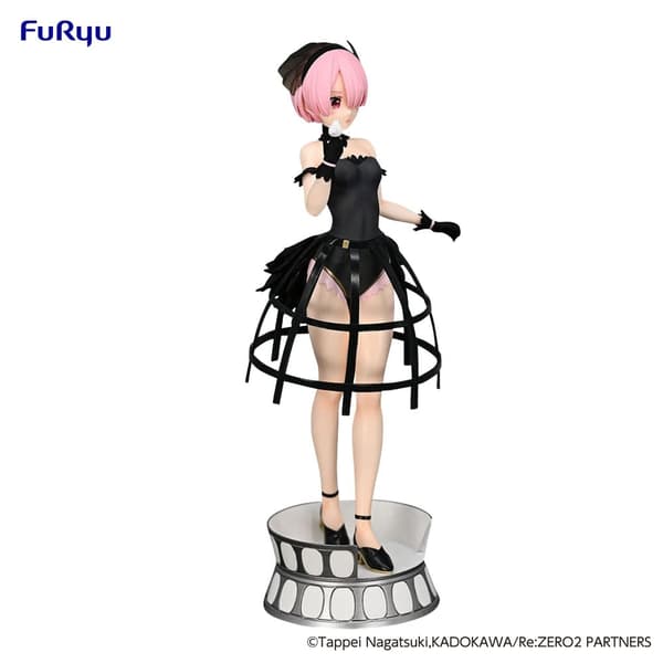 Staty - Re: Zero Exceed Creative PVC Statue Ram Cage Dress 22 cm multifärg