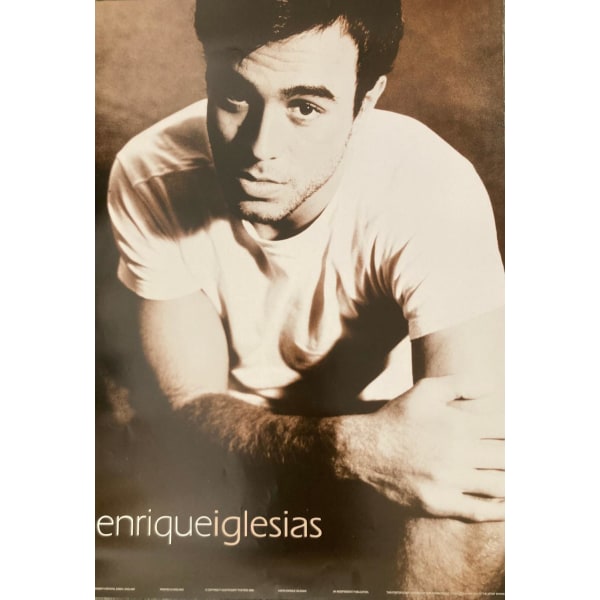 Enrique Iglesias - Nærbillede sepia Multicolor