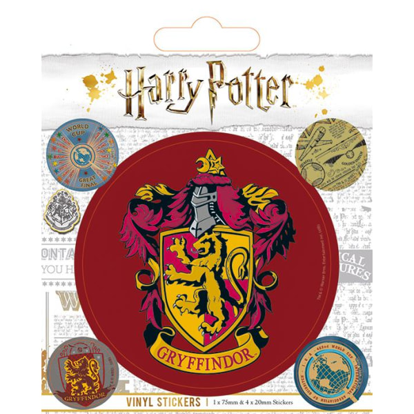 Vinyl klistermærkepakke - klistermærker - Harry Potter (Gryffindor) Multicolor