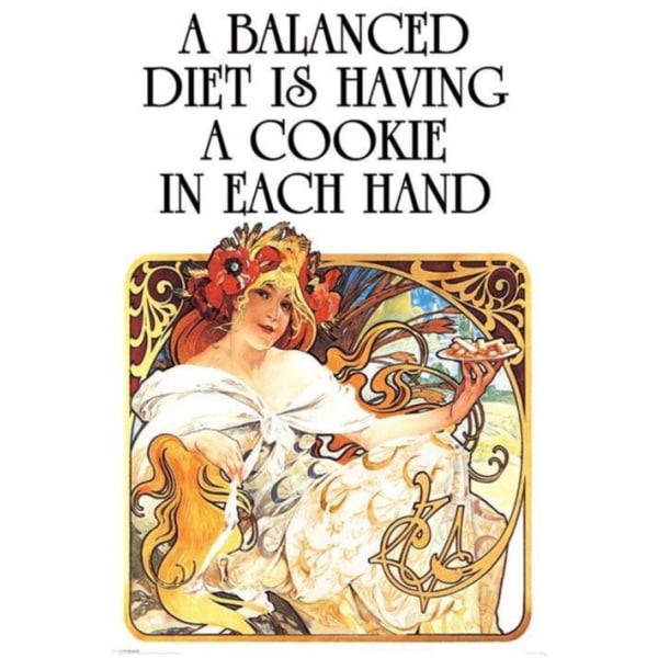 A Balanced Diet Multicolor
