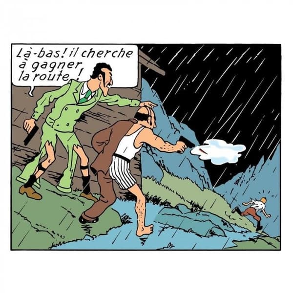 Tintin - Statyett - Alonzo Perez multifärg
