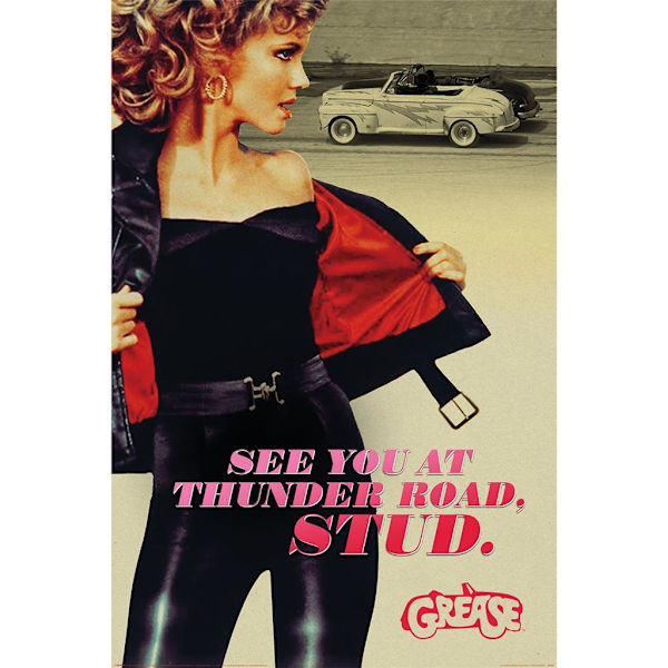 Poster - GREASE (SEE YOU AT THUNDER ROAD, STUD) Multicolor