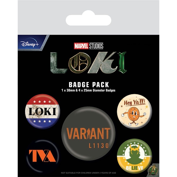 Badge Pack -  Loki (TV) Multicolor