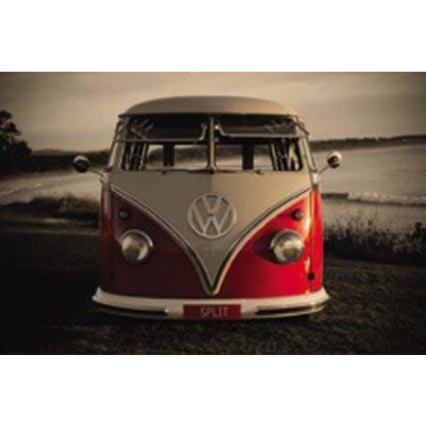 Classic Splitscreen VW Camper multifärg