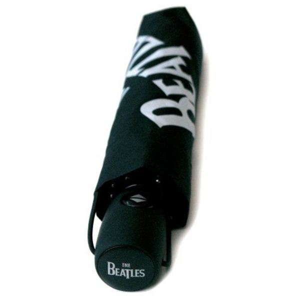 Paraply - The Beatles - Svart Logo Multicolor