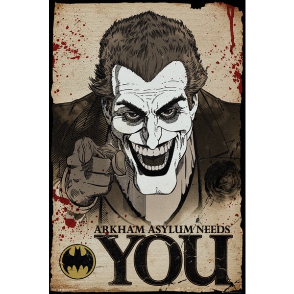 Batman-  Comic Joker Needs You multifärg