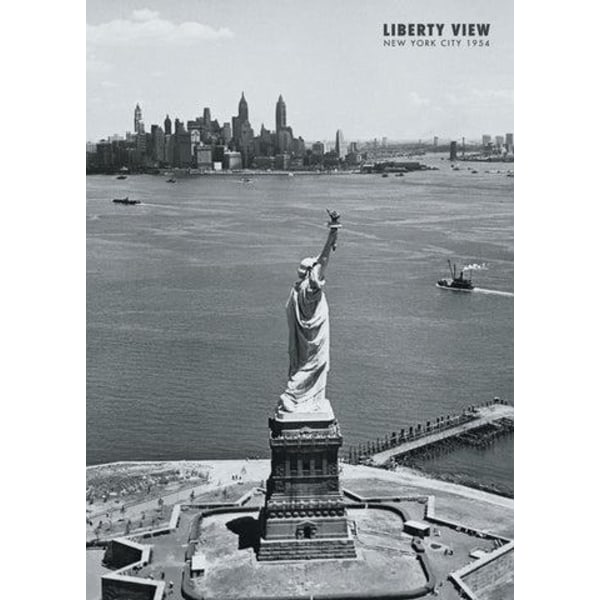 New York - Liberty view 1954 - frihetsgudinnan multifärg