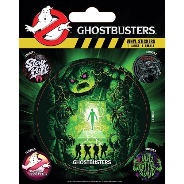 Vinyl Sticker Pack - Klistermärken - Ghostbusters (Ghosts and Gh Multicolor