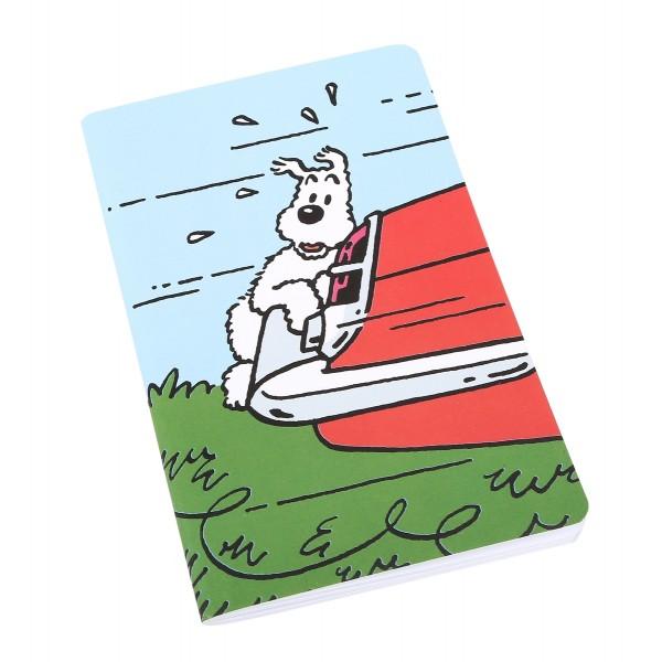 Tintin - Anteckningsbok - Milou på bil Multicolor