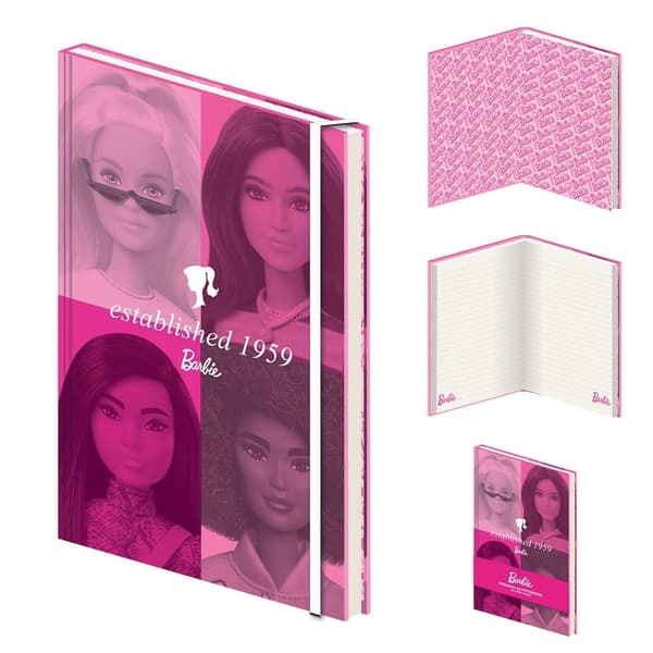 Anteckningsbok - Barbie (Established 1959) multifärg