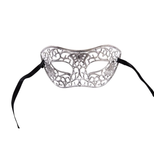 Ansiktsmask - Mask in ornament silver multifärg