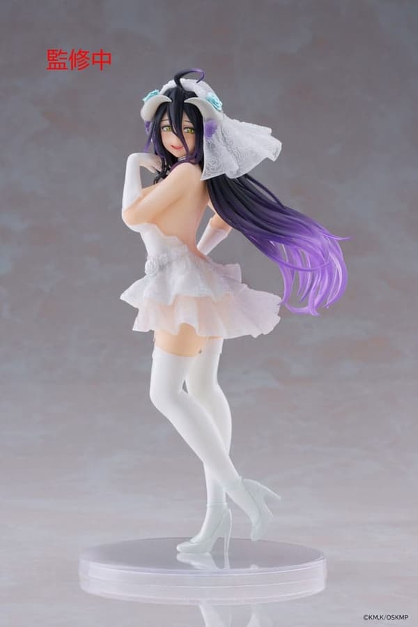 Staty - Overlord Coreful PVC Statue Albedo Wedding Ver. 18 cm multifärg