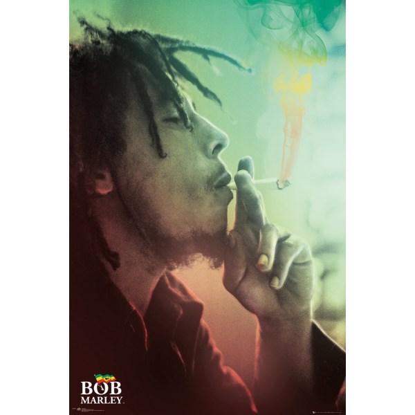 Bob Marley - Rygelys Multicolor