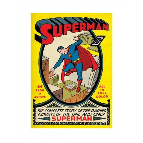 Exklusivt Art Print - Superman No1 Multicolor