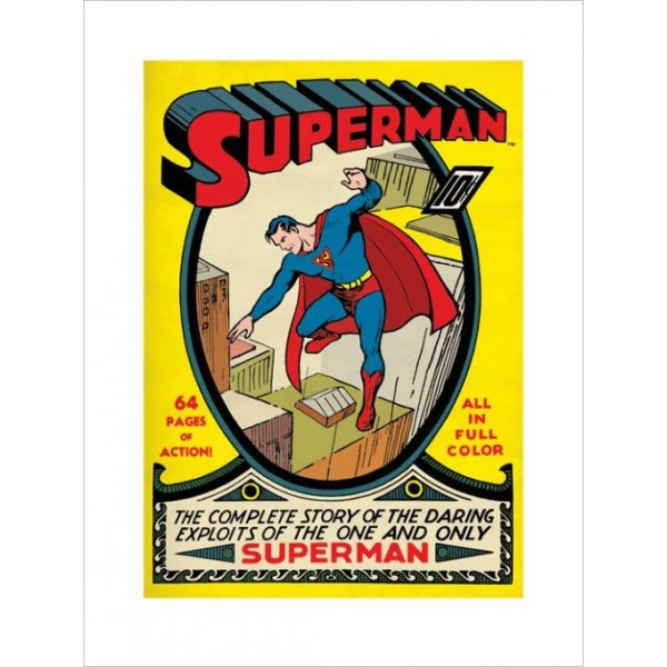 Exklusivt Art Print - Superman No1 multifärg