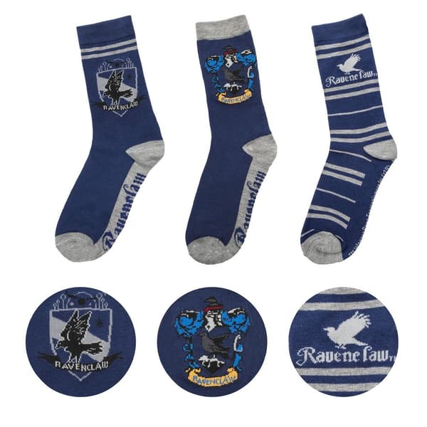 Harry Potter - Strumpor - Ravenclaw 3-Pack multifärg one size