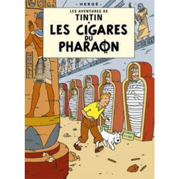 Poster - Tintin Les Cigars du Pharaon - Faraos cigarrer multifärg