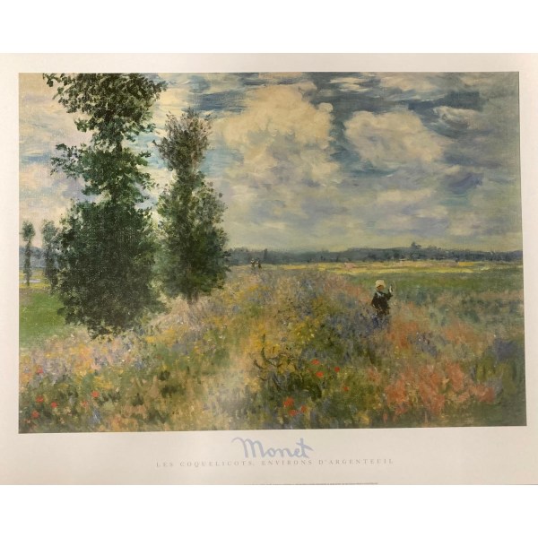 Monet - Les Coquelicots, Environs D'argenteuil Multicolor