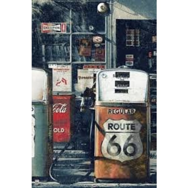 Route 66 - Gas Station Multicolor