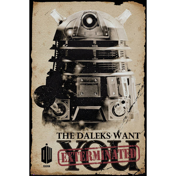 Doctor Who - Daleks Want You multifärg