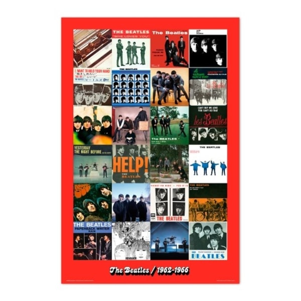 Poster - THE BEATLES ERA 1962-1966 Multicolor