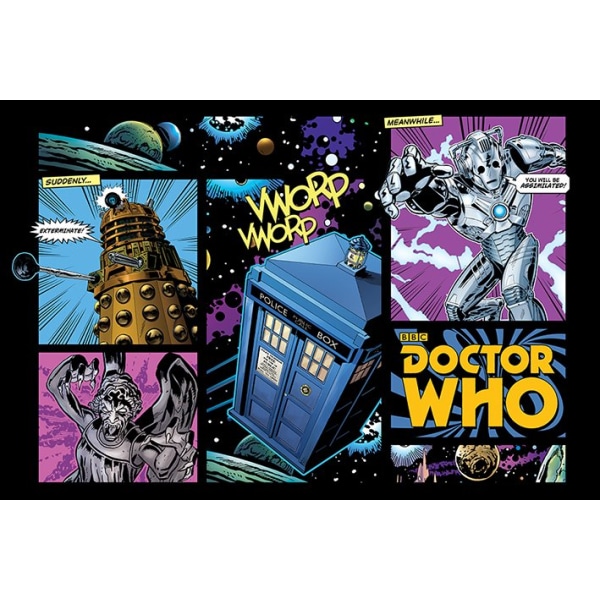 Doctor Who - Comic Layout multifärg