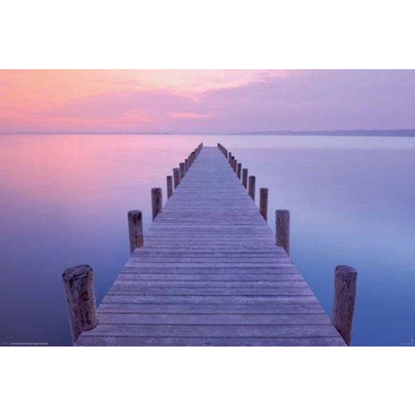 Jetty at Sunrise - Soluppgång multifärg