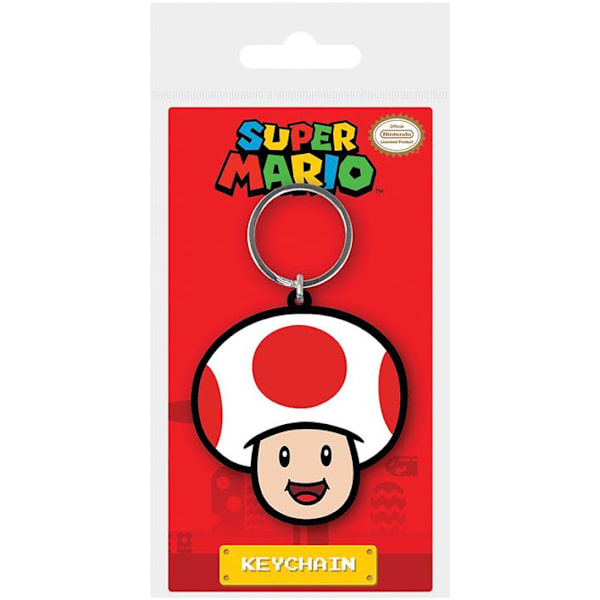Nyckelring - Super Mario (Toad) Multicolor