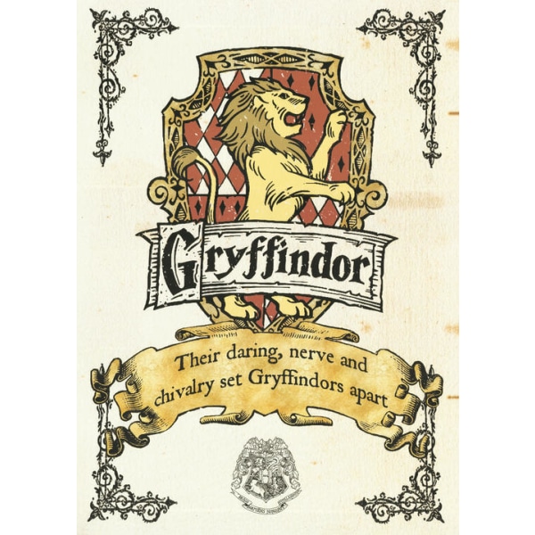 A3 Print - Harry Potter - Gryffindor Crest multifärg