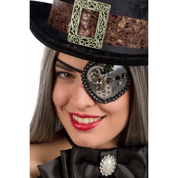 Steampunk eyepatch multifärg