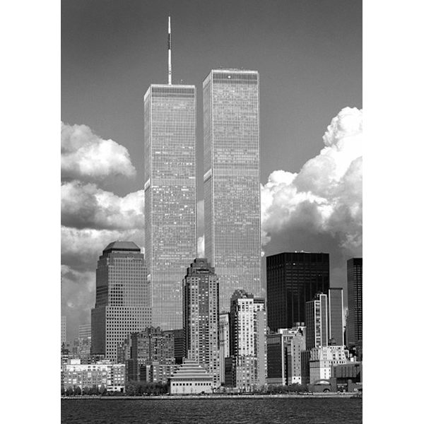 New York - World Trade Center - Twin Towers multifärg