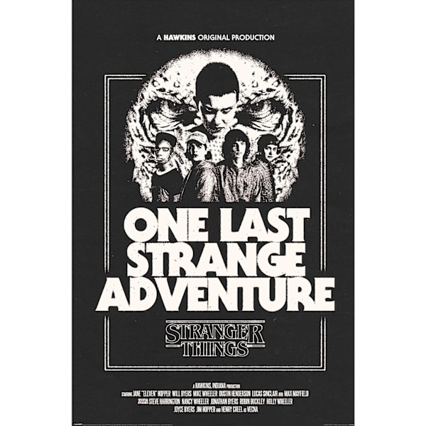 Poster - STRANGER THINGS 5 (ONE LAST ADVENTURE) Multicolor