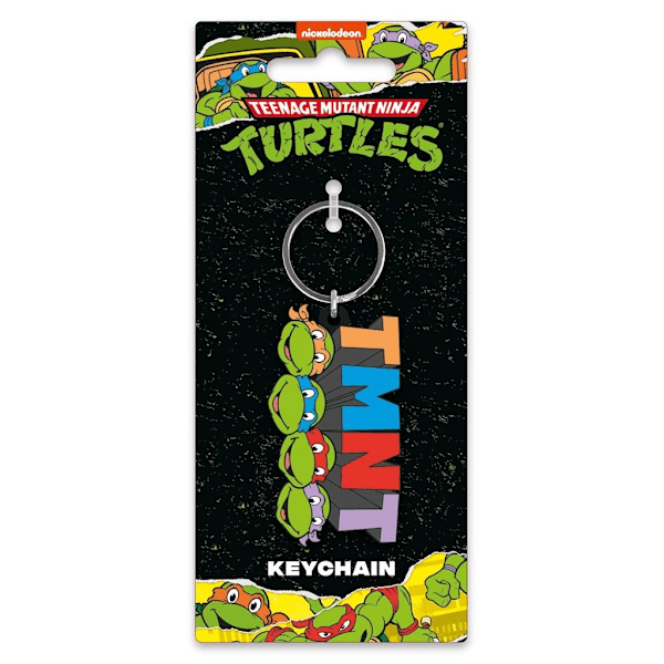 Nyckelring - TEENAGE MUTANT NINJA TURTLES: CLASSIC (TMNT) PVC KEYCHAIN Multicolor