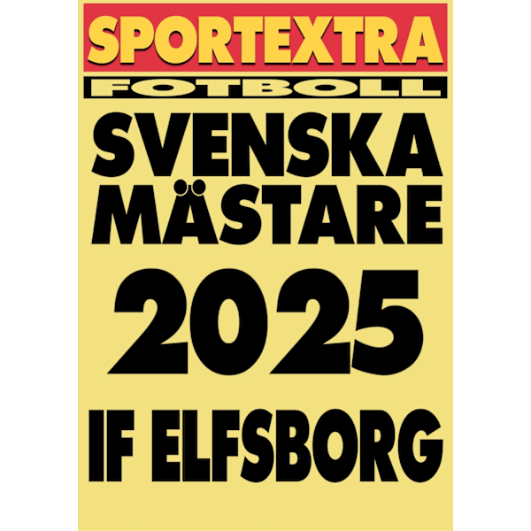 A3 Print - IF Elfsborg - Svenska mästare 2025! multifärg