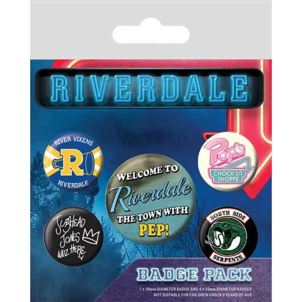 Knappsats - Badge Pack - Riverdale (Icons) multifärg