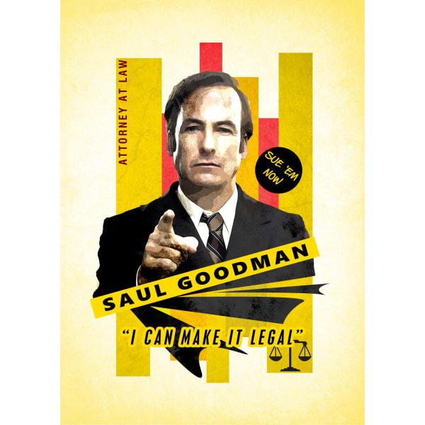 A3 Print - Better call Saul - I can make it legal Multicolor