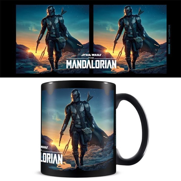 Star Wars: The Mandalorian (Nightfall) Black - Mugg Multicolor