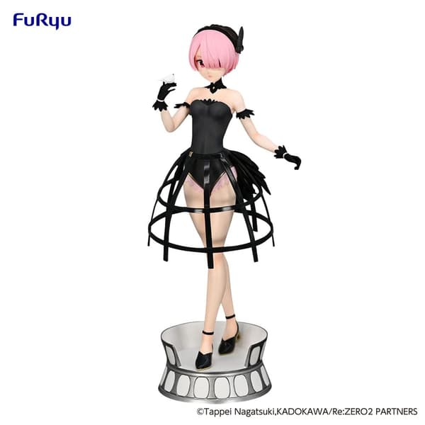 Staty - Re: Zero Exceed Creative PVC Statue Ram Cage Dress 22 cm multifärg