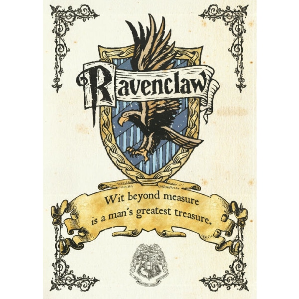 A3 print - Harry Potter - Ravenclaw Crest Multicolor
