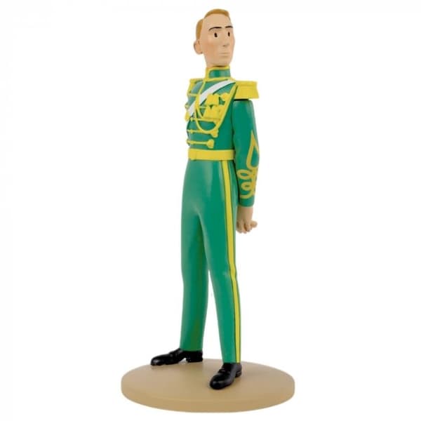 Tintin - Statyett - Hergé som officer multifärg