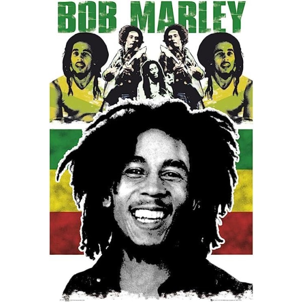 Bob Marley - Rasta multifärg